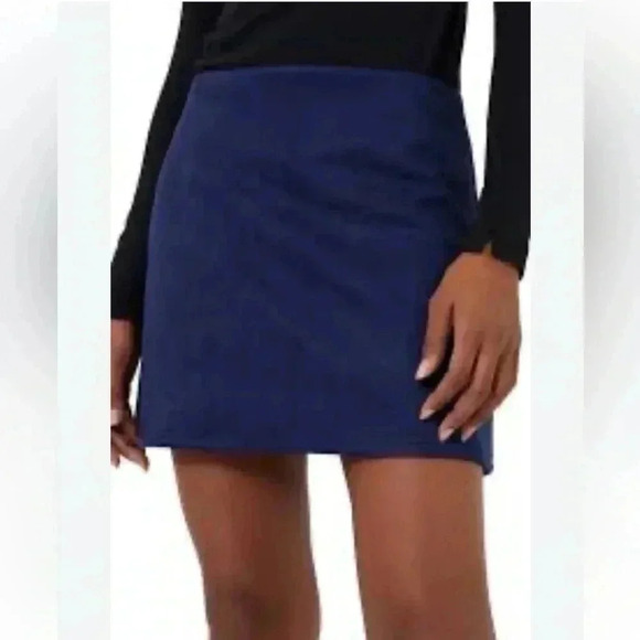 French Connection Patty Faux Suede Miniskirt sz 10 - Picture 7 of 8